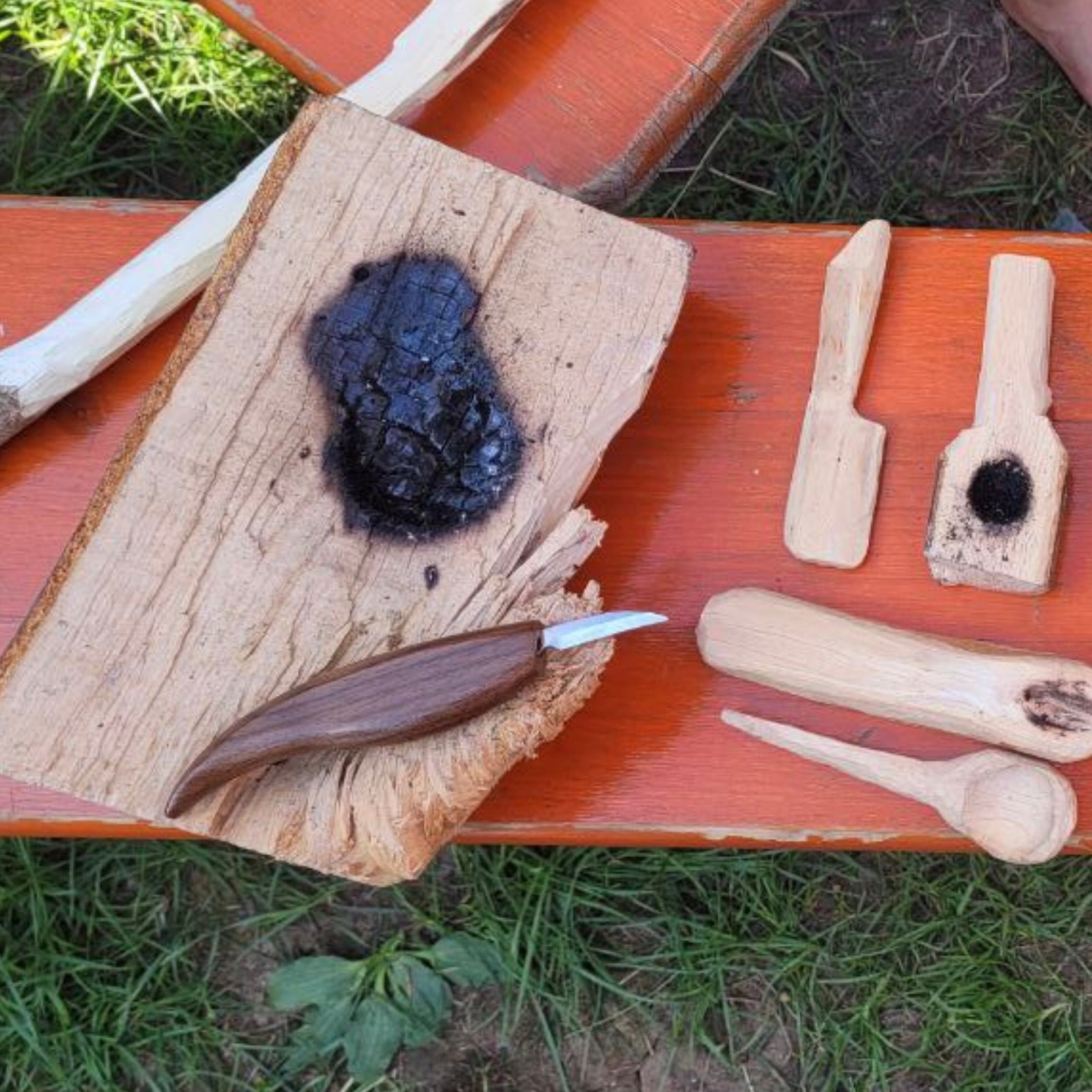 Schnitzkurs im Wald Hamburg