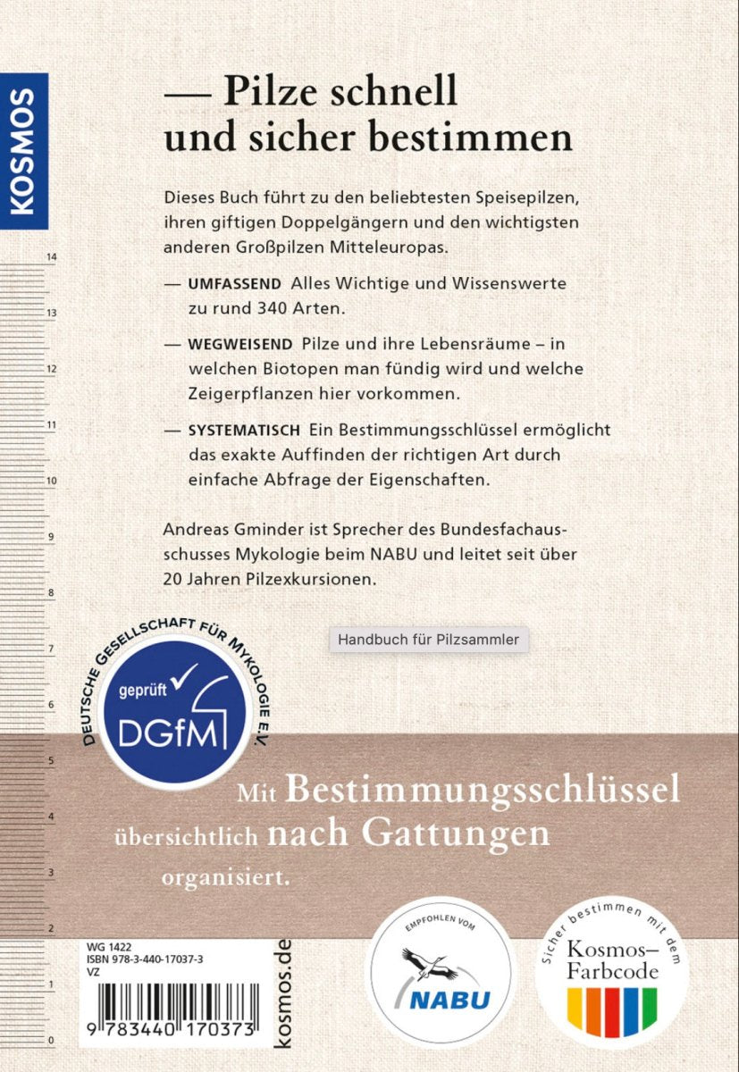 Pilzbuch: Handbuch für Pilzsammler